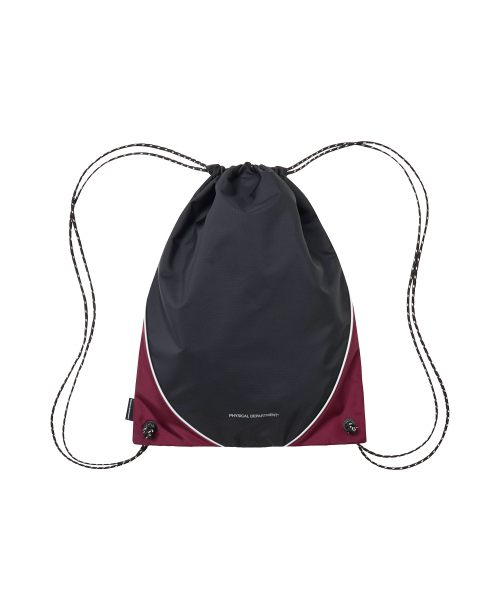 PHYPS MOTORCYCLE(フィップスモーターサイクル)の「Nylon Color Block Drawstring Bag Black(バックパック/リュック・レディース・その他・FREE)」の4枚目の写真