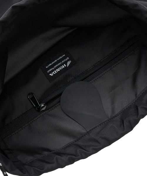 PHYPS MOTORCYCLE(フィップスモーターサイクル)の「Nylon Color Block Drawstring Bag Black(バックパック/リュック・レディース・その他・FREE)」の5枚目の写真