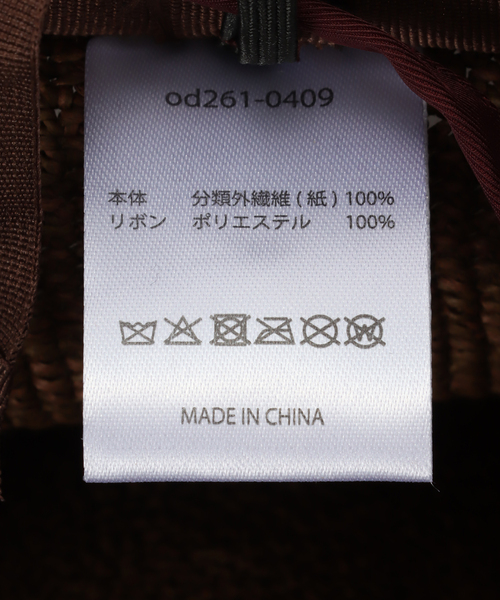 Odds(オッズ)の「Odds / オッズ PLAIN RIBBON HAT26'(ハット・レディース・アイボリー/チャコールグレー/ブラウン・FREE)」の11枚目の写真