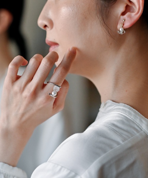 HARIO Lampwork Factory(ハリオランプワークファクトリー)の「リング ブライト FP(リング・レディース・クリア・-)」の4枚目の写真