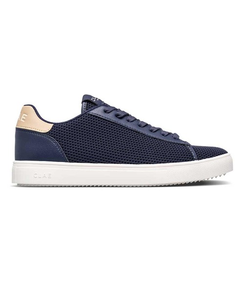 CLAE(クレイ)の「クレイ ウィメンズ LM44 BRADLEY KNIT ブラッドレイ ニット(スニーカー・レディース・ネイビー/ホワイト・50/55/60/65/70)」の1枚目の写真