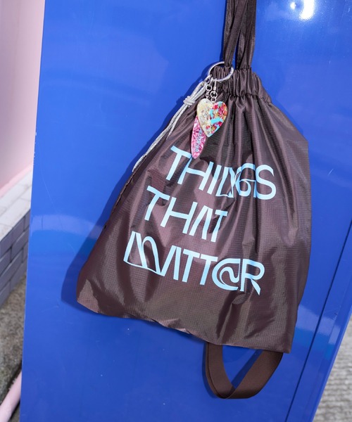 THINGS THAT MATTER(シングス ザット マター)の「「ZOZOTOWN限定」TTM ONE SHOLDER NAP SAC TOTE / TTM ワンショルダー ナップ サック トート(ショルダーバッグ・レディース・ブラック/ブラウン/グリーン/イエロー/パープル・FREE)」の13枚目の写真