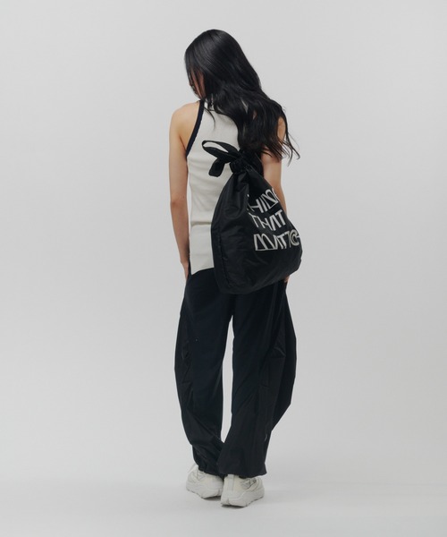 THINGS THAT MATTER(シングス ザット マター)の「「ZOZOTOWN限定」TTM ONE SHOLDER NAP SAC TOTE / TTM ワンショルダー ナップ サック トート(ショルダーバッグ・レディース・ブラック/ブラウン/グリーン/イエロー/パープル・FREE)」の12枚目の写真