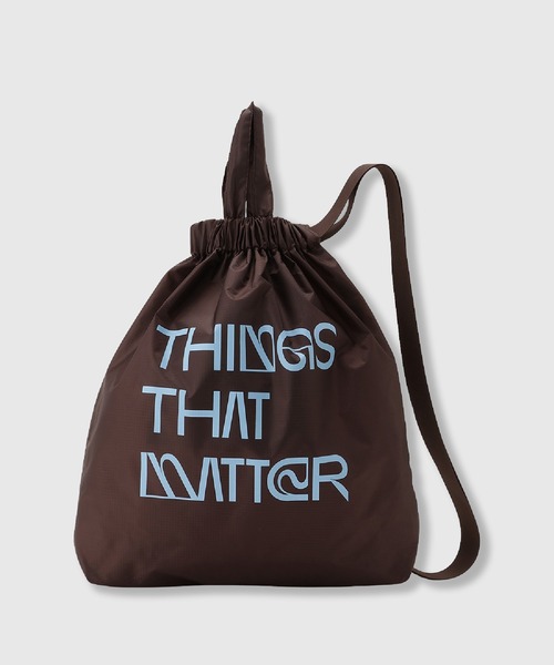 THINGS THAT MATTER(シングス ザット マター)の「「ZOZOTOWN限定」TTM ONE SHOLDER NAP SAC TOTE / TTM ワンショルダー ナップ サック トート(ショルダーバッグ・レディース・ブラック/ブラウン/グリーン/イエロー/パープル・FREE)」の16枚目の写真