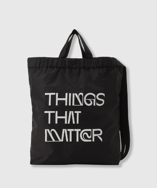 THINGS THAT MATTER(シングス ザット マター)の「「ZOZOTOWN限定」TTM ONE SHOLDER NAP SAC TOTE / TTM ワンショルダー ナップ サック トート(ショルダーバッグ・レディース・ブラック/ブラウン/グリーン/イエロー/パープル・FREE)」の21枚目の写真