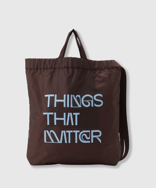 THINGS THAT MATTER(シングス ザット マター)の「「ZOZOTOWN限定」TTM ONE SHOLDER NAP SAC TOTE / TTM ワンショルダー ナップ サック トート(ショルダーバッグ・レディース・ブラック/ブラウン/グリーン/イエロー/パープル・FREE)」の17枚目の写真