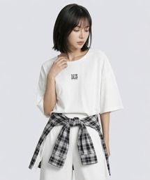 LEPSIM | ワイド刺繍ロゴT　668117(Tシャツ/カットソー)