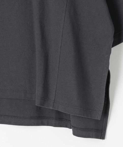 LEPSIM（レプシィム）の「ワイド刺繍ロゴT　668117（Tシャツ/カットソー・レディース・イエロー/チャコールグレー/オフホワイト・FREE）」の8枚目の写真
