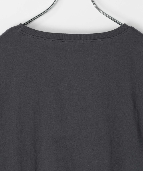 LEPSIM（レプシィム）の「ワイド刺繍ロゴT　668117（Tシャツ/カットソー・レディース・イエロー/チャコールグレー/オフホワイト・FREE）」の9枚目の写真