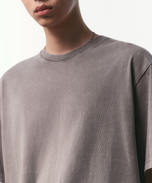 MUSINSA STANDARD（ムシンサスタンダード）の「ストーンダイリラックスティーシャツ[トープ]（Tシャツ/カットソー・メンズ・その他・SMALL/MEDIUM/LARGE/X-LARGE/2XL/3XL）」の4枚目の写真