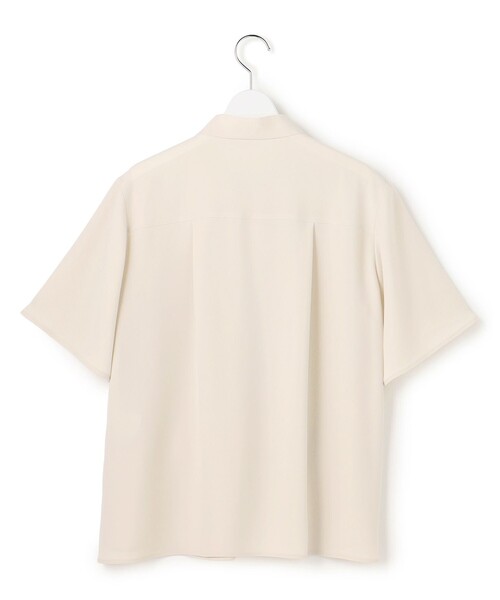 23区(ニジュウサンク)の「ストレッチジョーゼット ボウタイ ブラウス(Tシャツ/カットソー・レディース・ベージュ系/ライトグリーン系/ダークブラウン系/ネイビー系・40/38)」の7枚目の写真