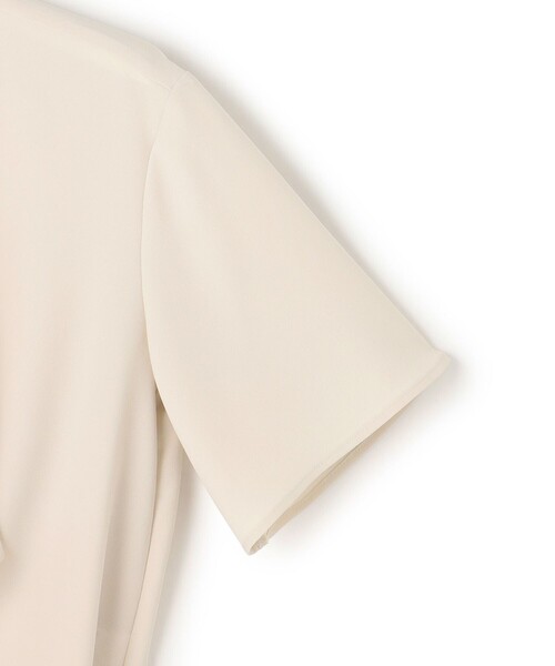 23区(ニジュウサンク)の「ストレッチジョーゼット ボウタイ ブラウス(Tシャツ/カットソー・レディース・ベージュ系/ライトグリーン系/ダークブラウン系/ネイビー系・40/38)」の9枚目の写真