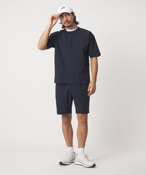 UNITED ARROWS GOLF（ユナイテッドアローズゴルフ）の「メンズ 360°マスター ショートスリーブ プルオーバー  撥水 ストレッチ（Tシャツ/カットソー・メンズ・ブラック/ネイビー・L/M/XL）」の4枚目の写真