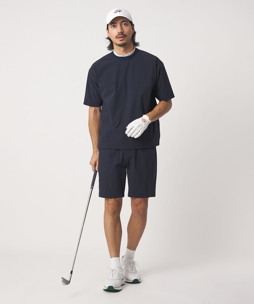 UNITED ARROWS GOLF（ユナイテッドアローズゴルフ）の「メンズ 360°マスター ショートスリーブ プルオーバー  撥水 ストレッチ（Tシャツ/カットソー・メンズ・ブラック/ネイビー・L/M/XL）」の5枚目の写真