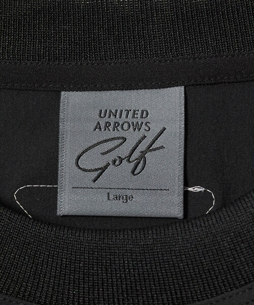 UNITED ARROWS GOLF（ユナイテッドアローズゴルフ）の「メンズ 360°マスター ショートスリーブ プルオーバー  撥水 ストレッチ（Tシャツ/カットソー・メンズ・ブラック/ネイビー・L/M/XL）」の7枚目の写真