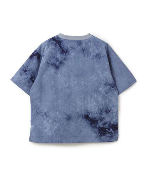 ATSURO TAYAMA(アツロウタヤマ)の「ムラ染め風プリントTシャツ(Tシャツ/カットソー・レディース・ネイビー/ブラック・M)」の7枚目の写真