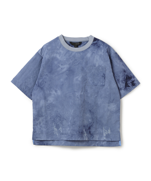 ATSURO TAYAMA(アツロウタヤマ)の「ムラ染め風プリントTシャツ(Tシャツ/カットソー・レディース・ネイビー/ブラック・M)」の12枚目の写真