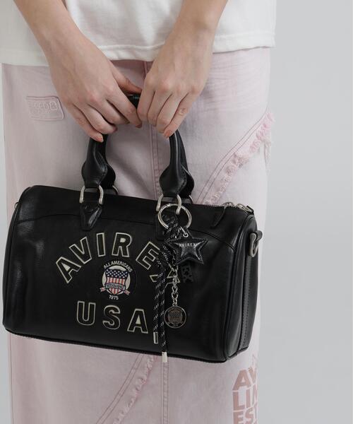 AVIREX（アヴィレックス）の「《直営店限定》VARSITY STAR KEY CHARM（キーホルダー・レディース・ブラック/レッド・F）」の9枚目の写真