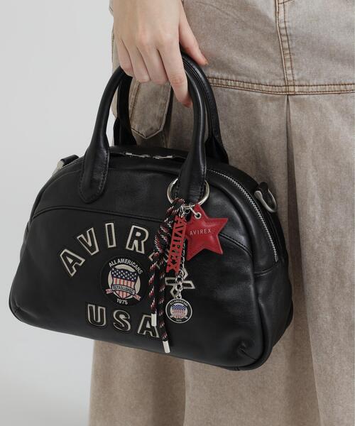 AVIREX（アヴィレックス）の「《直営店限定》VARSITY STAR KEY CHARM（キーホルダー・レディース・ブラック/レッド・F）」の10枚目の写真