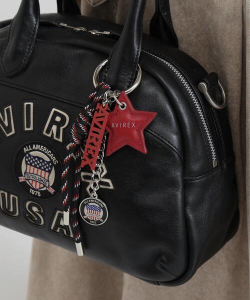 直営店限定》VARSITY STAR KEY CHARM（キーホルダー）｜AVIREX