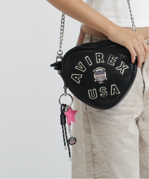AVIREX（アヴィレックス）の「《直営店限定》VARSITY STAR KEY CHARM（キーホルダー・レディース・ブラック/レッド・F）」の14枚目の写真
