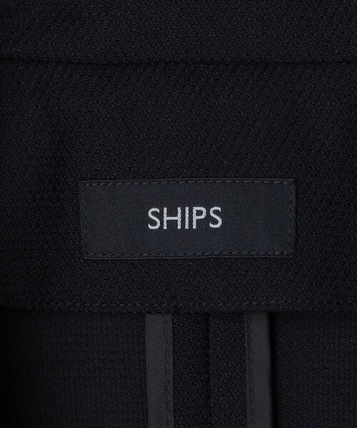 SHIPS(シップス)の「SHIPS:〈防しわ/吸水速乾/洗濯機可能〉RIRANCHA(R) からみ織り ネイビー ジャケット(テーラードジャケット・メンズ・ネイビー・SMALL/X-SMALL/LARGE/MEDIUM)」の6枚目の写真