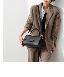 ハンドバッグ ショルダーバッグ レディース 本革 レザー 上品 斜めがけ 大人かわいい 2way 小さめ バンブーハンドル 通勤 面接 フォーマル きれいめ オケージョン ブランド セレモニー 高見え ギフト ブラック 大人 女子会 おしゃれ 卒園式 卒業式 入園式 入学式