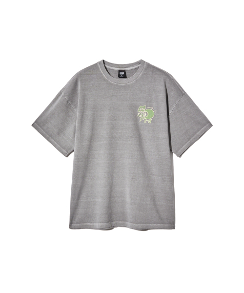 GAKKAI UNIONS(ガッカイユニオンズ)の「ポケットゲーマー ピグメント 半袖Tシャツ ストーングレー(Tシャツ/カットソー・レディース・その他・MEDIUM/LARGE)」の4枚目の写真