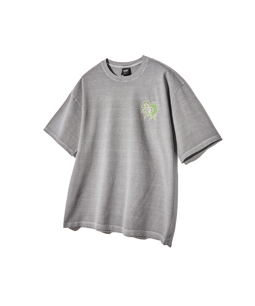 GAKKAI UNIONS(ガッカイユニオンズ)の「ポケットゲーマー ピグメント 半袖Tシャツ ストーングレー(Tシャツ/カットソー・レディース・その他・MEDIUM/LARGE)」の2枚目の写真