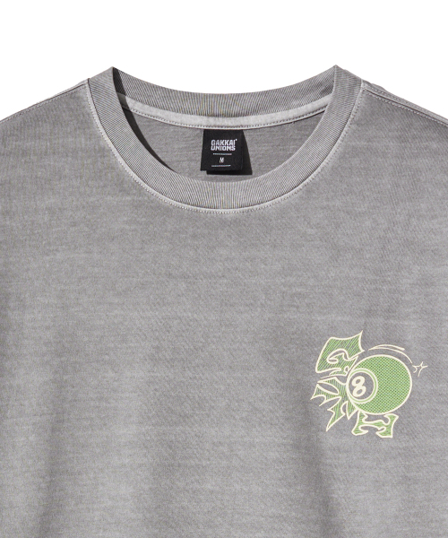 GAKKAI UNIONS(ガッカイユニオンズ)の「ポケットゲーマー ピグメント 半袖Tシャツ ストーングレー(Tシャツ/カットソー・レディース・その他・MEDIUM/LARGE)」の9枚目の写真