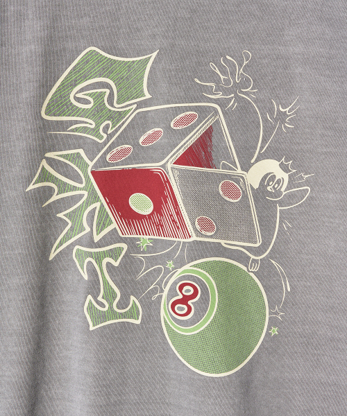 GAKKAI UNIONS(ガッカイユニオンズ)の「ポケットゲーマー ピグメント 半袖Tシャツ ストーングレー(Tシャツ/カットソー・レディース・その他・MEDIUM/LARGE)」の8枚目の写真