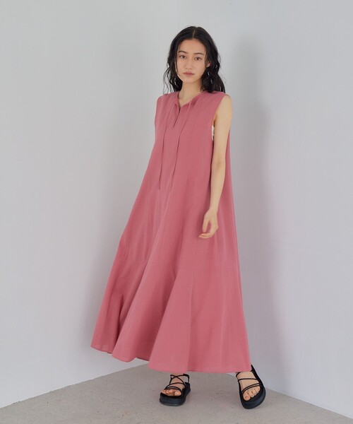 EMMEL REFINES(エメルリファインズ)の「<EMMEL REFINES>EM Cボイル パネルキリカエ 2WAY ワンピース(ワンピース・レディース・ブラック/ライラック/ピンク・FREE)」の3枚目の写真