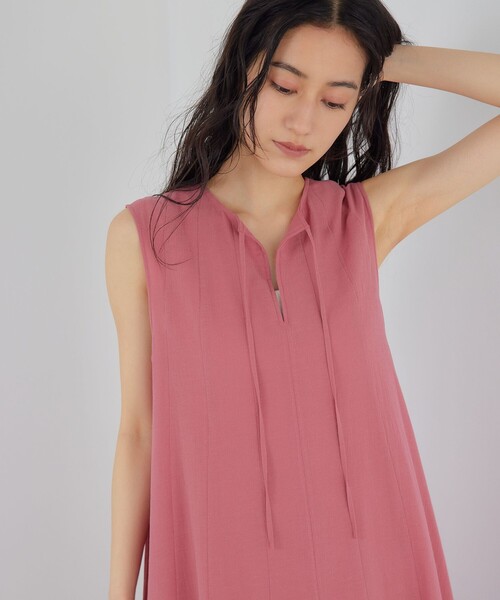 EMMEL REFINES(エメルリファインズ)の「<EMMEL REFINES>EM Cボイル パネルキリカエ 2WAY ワンピース(ワンピース・レディース・ブラック/ライラック/ピンク・FREE)」の9枚目の写真