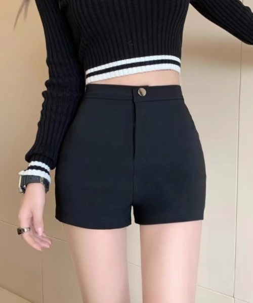 yuue' ( wear )(ユーイ)の「ハイウエストストレッチマイクロショートパンツ(その他パンツ・レディース・ブラック/ホワイト・M/L)」の8枚目の写真