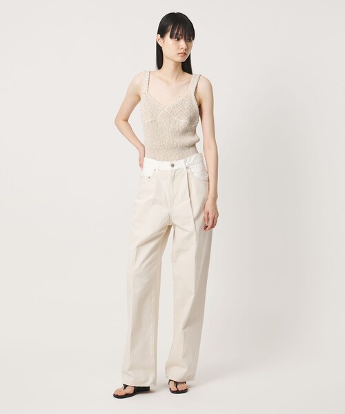 AEWEN MATOPH(イウエン マトフ)の「<AEWEN MATOPH>ミックスヤーン ニット キャミソール BEIGE(キャミソール・レディース・ベージュ・FREE)」の6枚目の写真