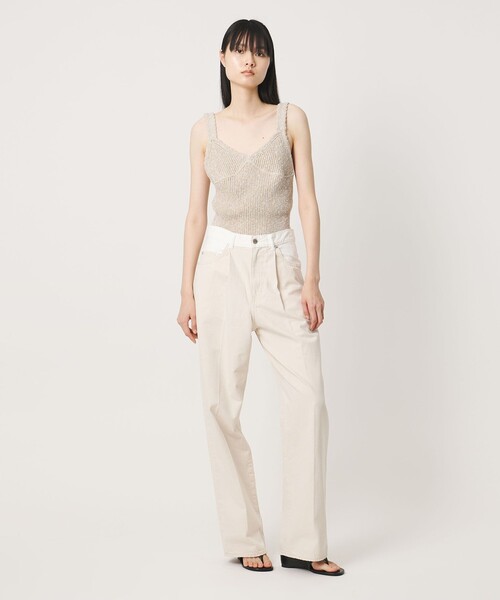 AEWEN MATOPH(イウエン マトフ)の「<AEWEN MATOPH>ミックスヤーン ニット キャミソール BEIGE(キャミソール・レディース・ベージュ・FREE)」の7枚目の写真