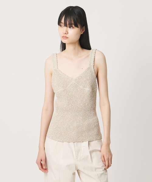 AEWEN MATOPH(イウエン マトフ)の「<AEWEN MATOPH>ミックスヤーン ニット キャミソール BEIGE(キャミソール・レディース・ベージュ・FREE)」の8枚目の写真
