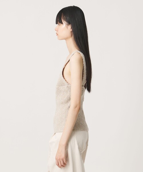 AEWEN MATOPH(イウエン マトフ)の「<AEWEN MATOPH>ミックスヤーン ニット キャミソール BEIGE(キャミソール・レディース・ベージュ・FREE)」の9枚目の写真