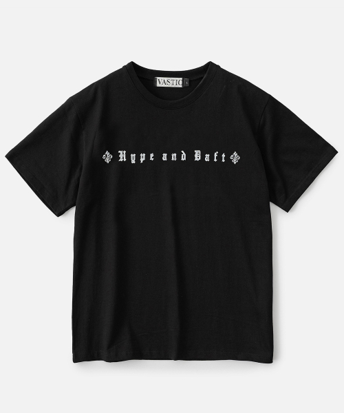 VASTIC(バスティック)の「レタリングTシャツ_ブラック(Tシャツ/カットソー・メンズ・ブラック・MEDIUM/LARGE/X-LARGE)」の2枚目の写真