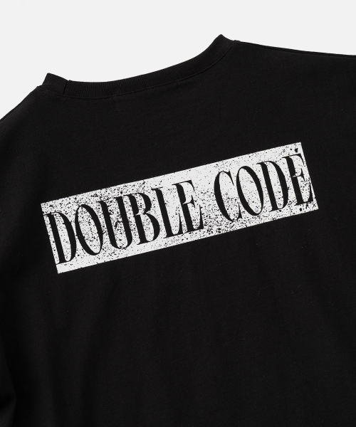 VASTIC(バスティック)の「レタリングTシャツ_ブラック(Tシャツ/カットソー・メンズ・ブラック・MEDIUM/LARGE/X-LARGE)」の5枚目の写真