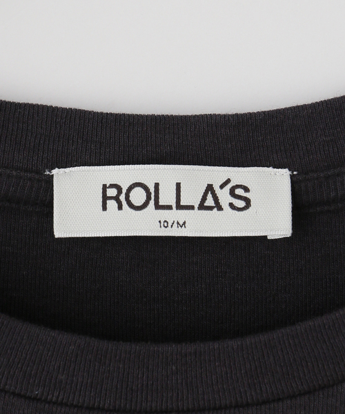 JOURNAL STANDARD(ジャーナルスタンダード)の「【ROLLA’S/ローラス】 CLASSIC TEE(Tシャツ/カットソー・レディース・ホワイト/ブラック・MEDIUM)」の5枚目の写真