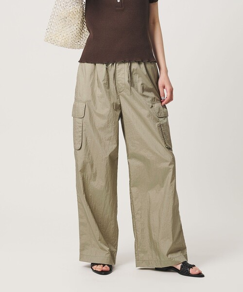 BEAUTY&YOUTH UNITED ARROWS(ビューティーアンドユースユナイテッドアローズ)の「ナイロン ドローストリング カーゴパンツ(カーゴパンツ・レディース・ライトグレー/ベージュ/ネイビー・M/S/XS)」の8枚目の写真