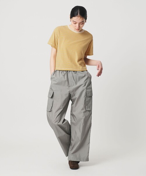 BEAUTY&YOUTH UNITED ARROWS(ビューティーアンドユースユナイテッドアローズ)の「ナイロン ドローストリング カーゴパンツ(カーゴパンツ・レディース・ライトグレー/ベージュ/ネイビー・M/S/XS)」の14枚目の写真
