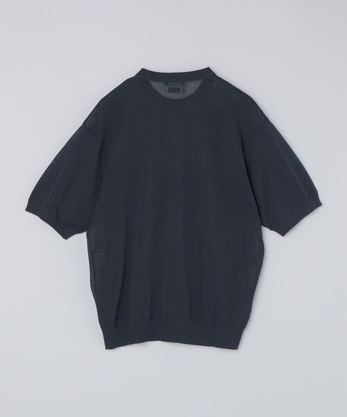 SHIPS(シップス)の「SHIPS: 〈手洗い可能〉和紙 クルーネック ニット Tシャツ(Tシャツ/カットソー・メンズ・ダークグレー/ベージュ/ロイヤルブルー・SMALL/MEDIUM/LARGE/X-LARGE)」の18枚目の写真