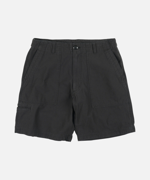 FRIZMWORKS(フリズムワークス)の「BACKSATIN ESSENTIAL FATIGUE SHORTS _ BLACK(その他パンツ・メンズ・その他・SMALL/MEDIUM/LARGE/X-LARGE)」の1枚目の写真