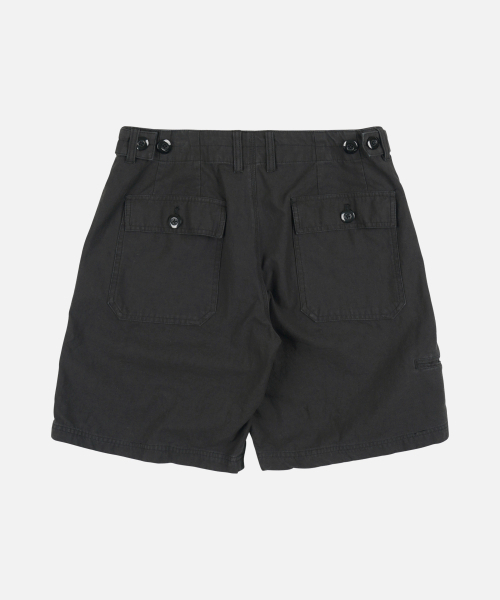 FRIZMWORKS(フリズムワークス)の「BACKSATIN ESSENTIAL FATIGUE SHORTS _ BLACK(その他パンツ・メンズ・その他・SMALL/MEDIUM/LARGE/X-LARGE)」の3枚目の写真
