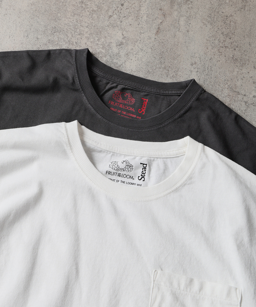 FRUIT OF THE LOOM / フルーツ オブ ザ ルーム × Stead 別注 2パック T