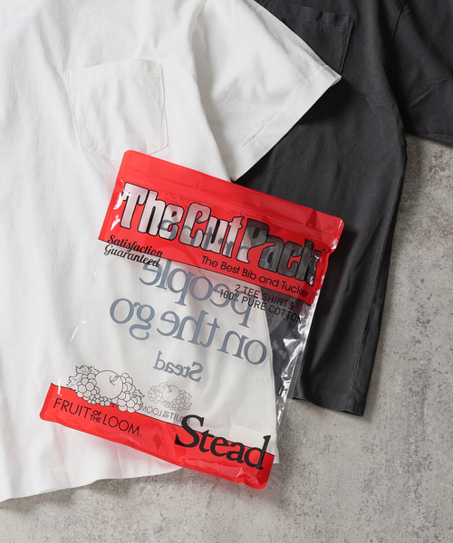 FRUIT OF THE LOOM / フルーツ オブ ザ ルーム × Stead 別注 2パック T