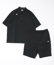 Kappa（カッパ）の「【Kappa/カッパ】PEARTEX素材 ポロシャツ+ショーツセットアップ 　ゴルフ　アウトドア　普段着（セットアップ）」