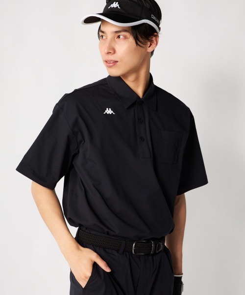 Kappa(カッパ)の「【Kappa/カッパ】PEARTEX素材 ポロシャツ+ショーツセットアップ ゴルフ アウトドア 普段着(セットアップ・メンズ・ブラック/ベージュ・X-LARGE/LARGE/MEDIUM)」の15枚目の写真